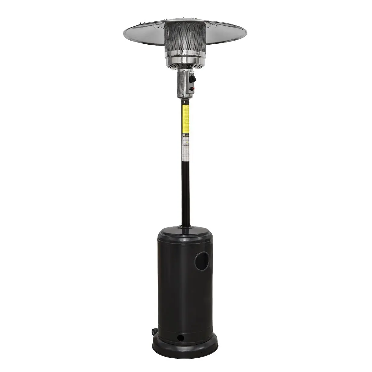 Dellonda Outdoor Garden Gas Patio Heater 13kW Commercial & Domestic Use, Black
