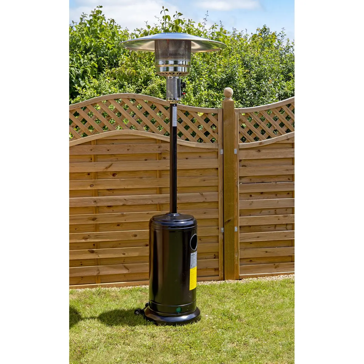 Dellonda Outdoor Garden Gas Patio Heater 13kW Commercial & Domestic Use, Black - Image 3
