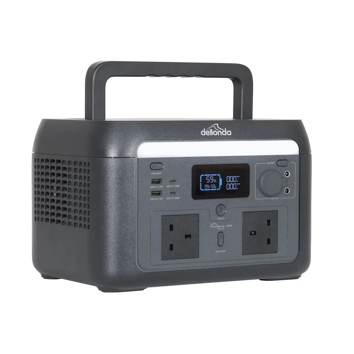 Dellonda Portable Power Station 600W - Image 5