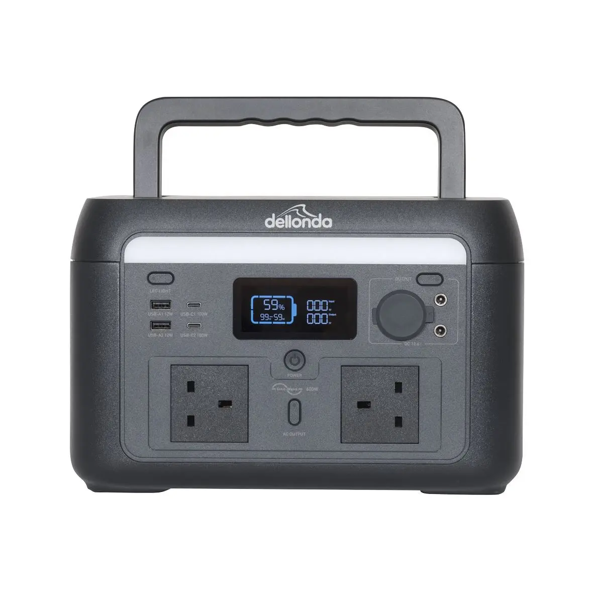 Dellonda Portable Power Station 600W - Image 6