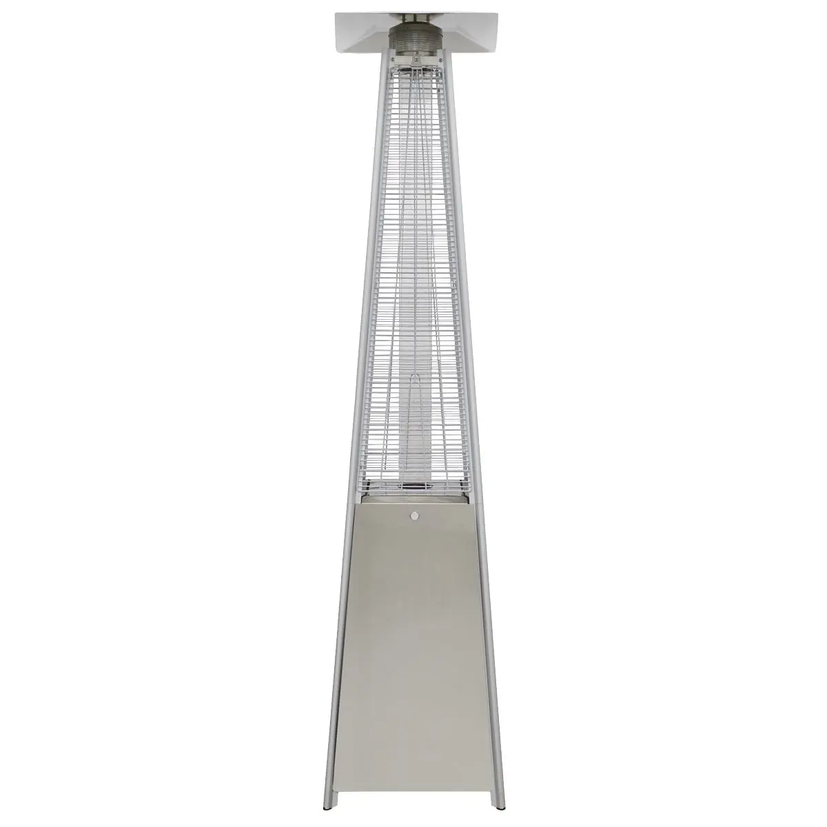 Dellonda 13kW Pyramid Gas Patio Heater 13kW Commercial/Garden Use - Stainless Steel - Image 6
