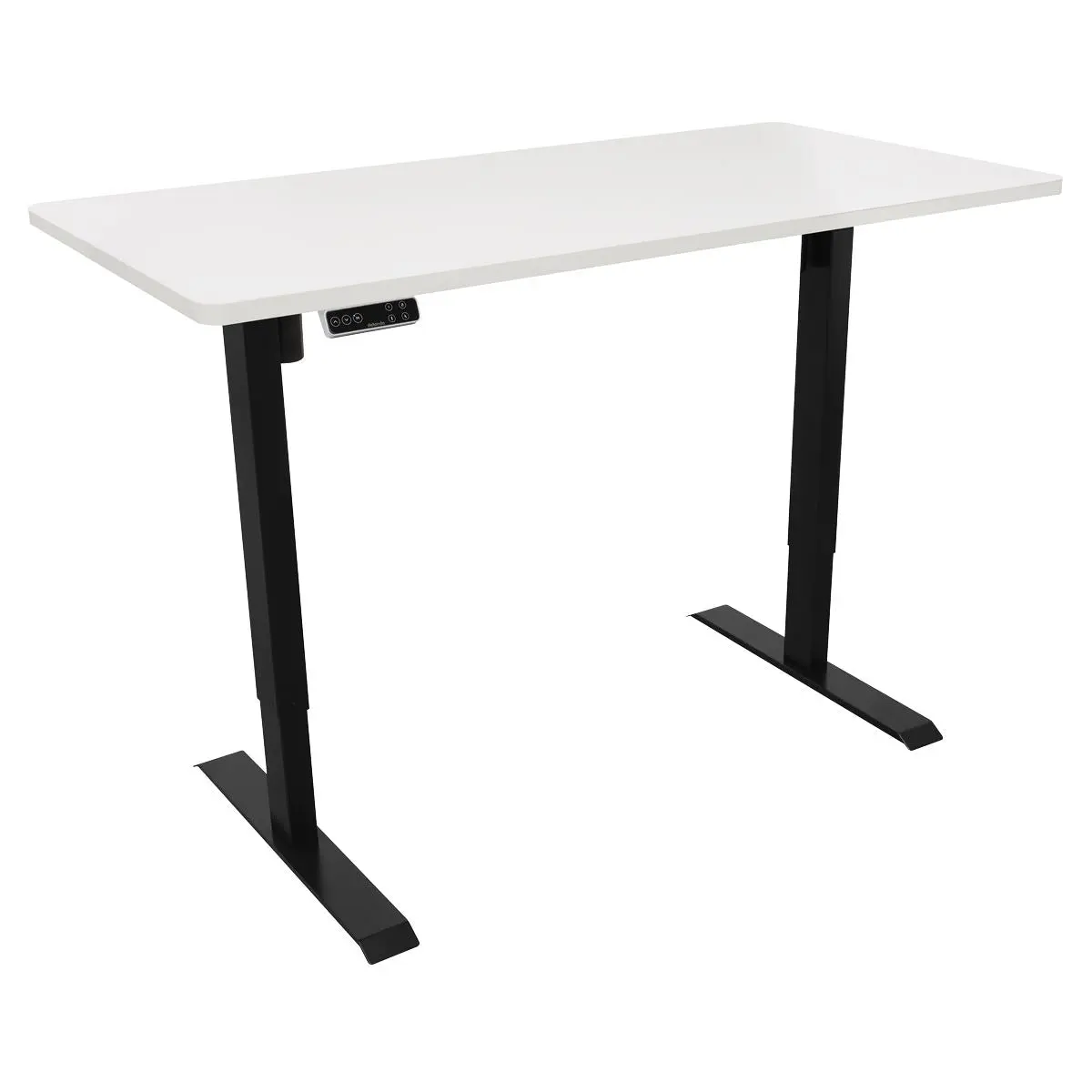 Dellonda White Electric Height Adjustable Standing Desk with Memory, Quiet, 1400x700mm - Image 2