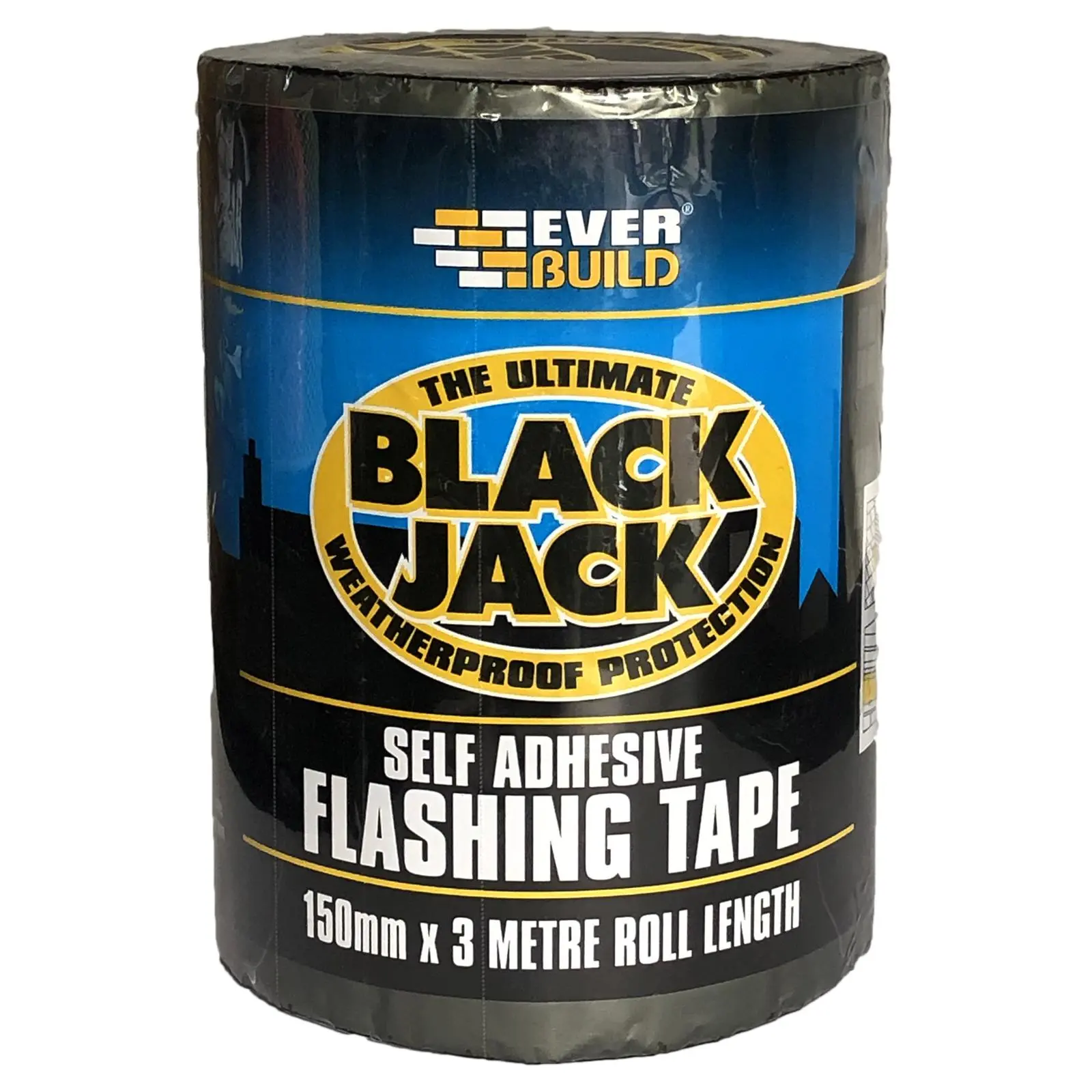 EverBuild Black Jack Self Adhesive Flashing Tape Lead Look Finish 3m Roof Repair - Image 3