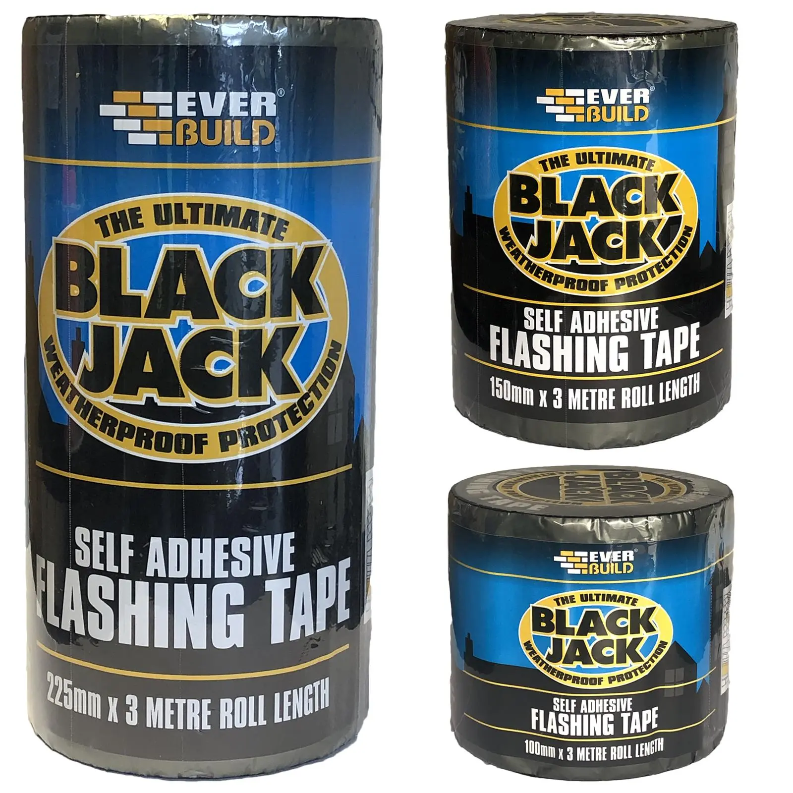EverBuild Black Jack Self Adhesive Flashing Tape Lead Look Finish 3m Roof Repair - Image 4