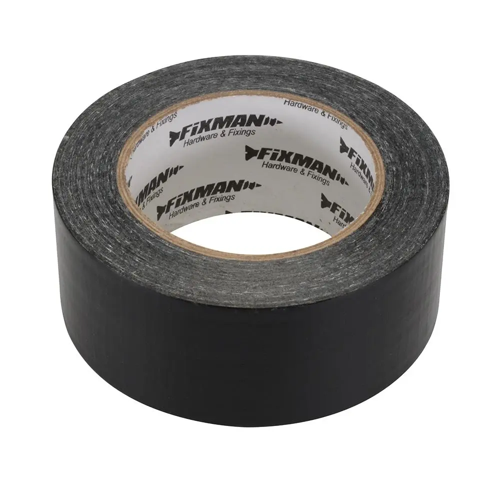 Fixman 50mm x 50m Black Super Heavy Duty Duct Tape - Image 2