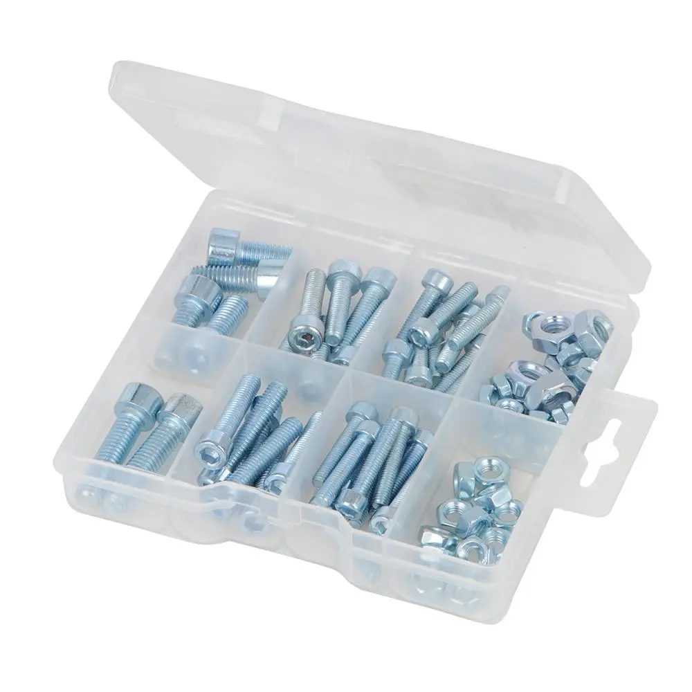 Fixman Cap Screws & Nuts Pack 75pce 520988 - Image 2