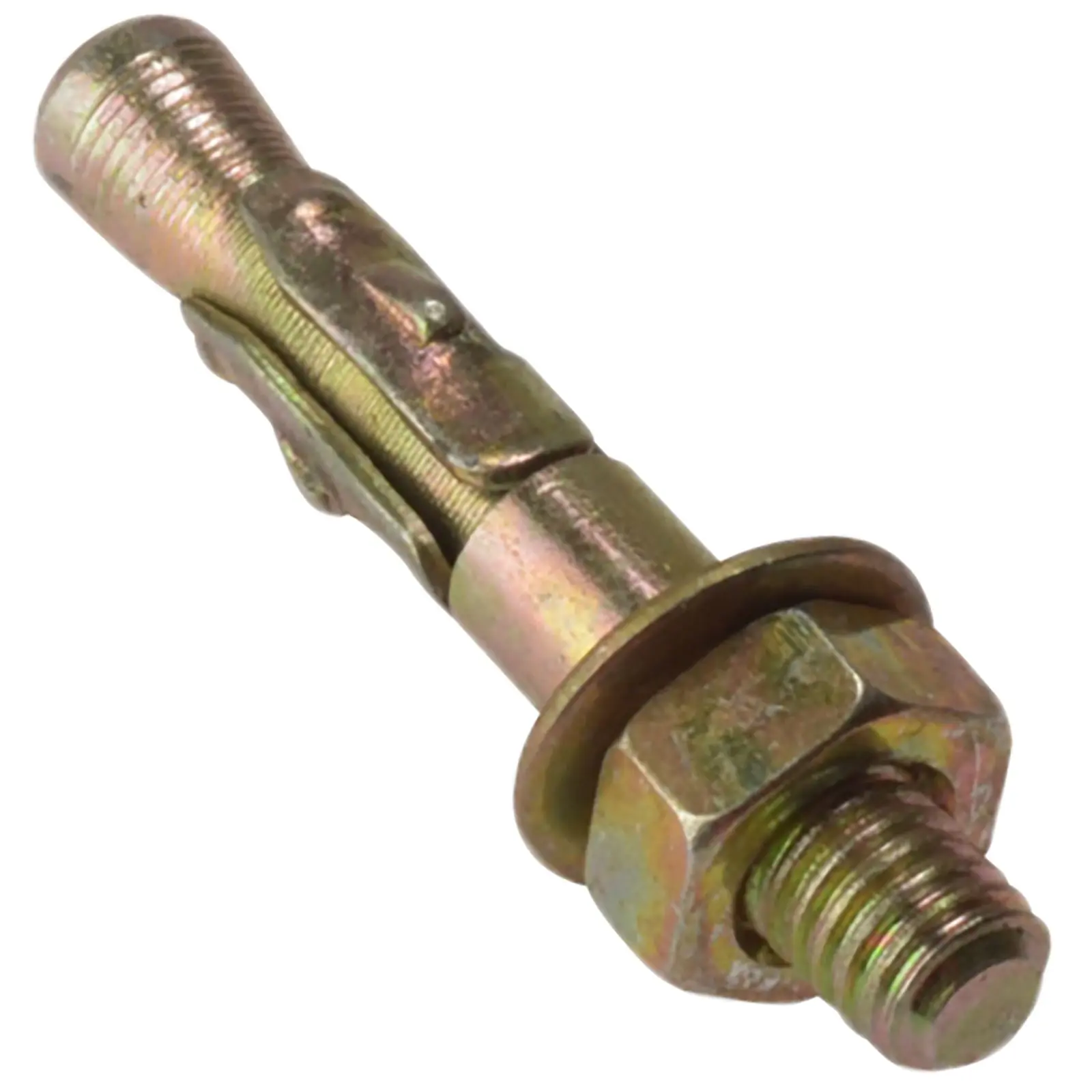 ForgeFix Through Bolt Projection Hold Down Fixing Zinc Yellow Passivated - Image 4