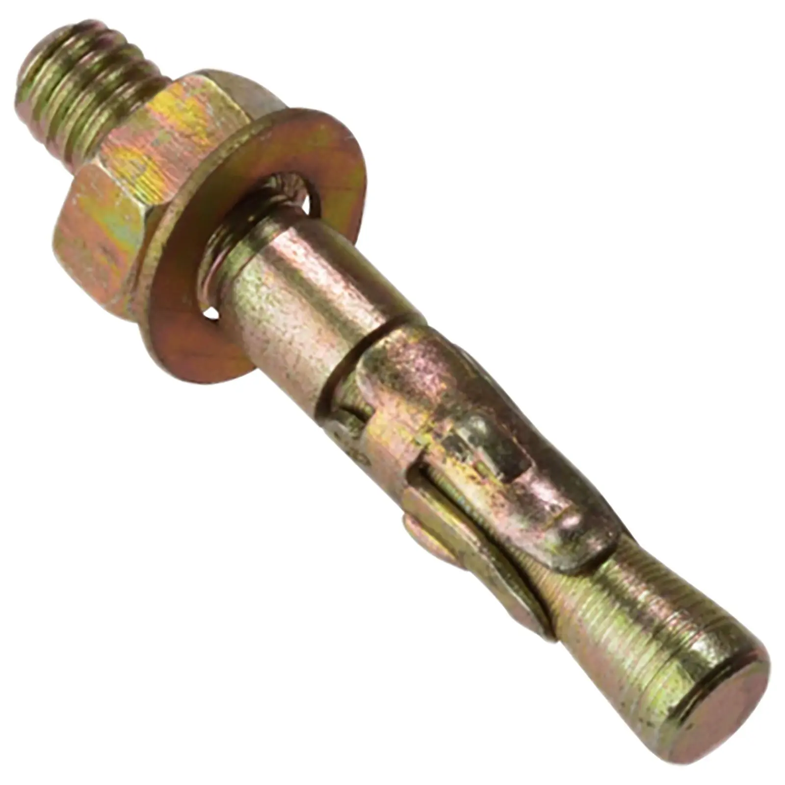 ForgeFix Through Bolt Projection Hold Down Fixing Zinc Yellow Passivated - Image 5