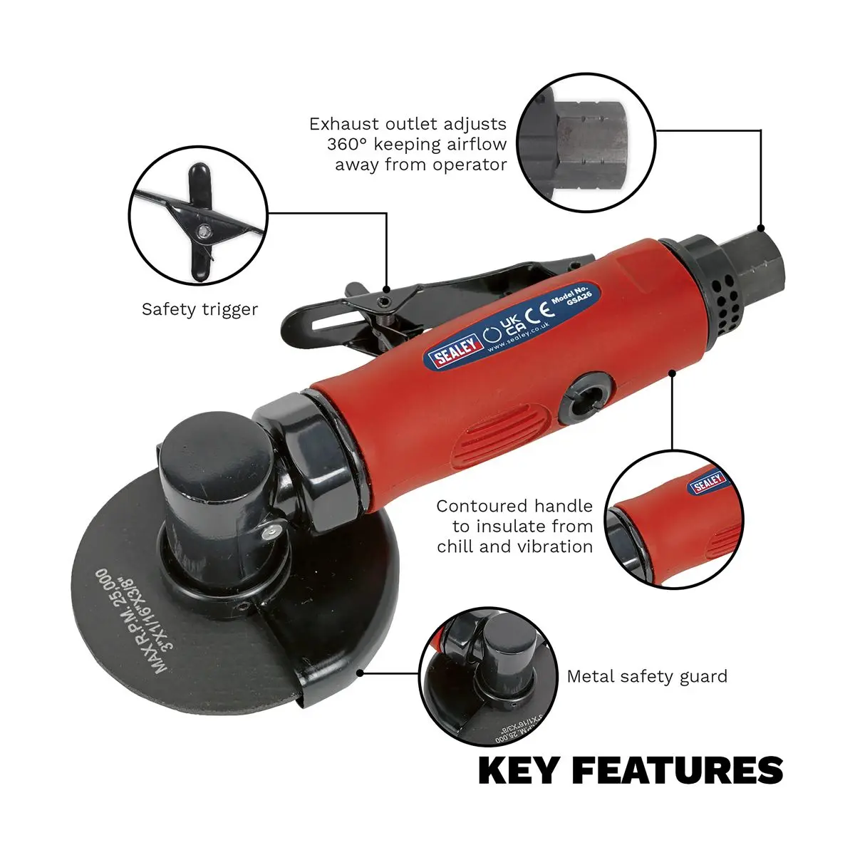 Generation Air Cut-Off Tool Ø75mm Straight - Image 6