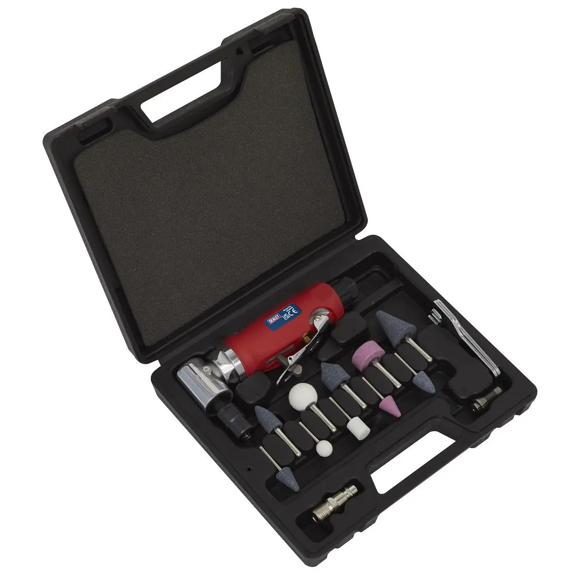 Sealey Generation Air Die Grinder 90° Angle Kit 15pc