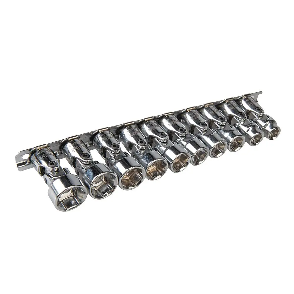 King Dick SD 3/8" Universal Socket Short Metric Set 10pce 10 - 19mm MSMU1019S - Image 2