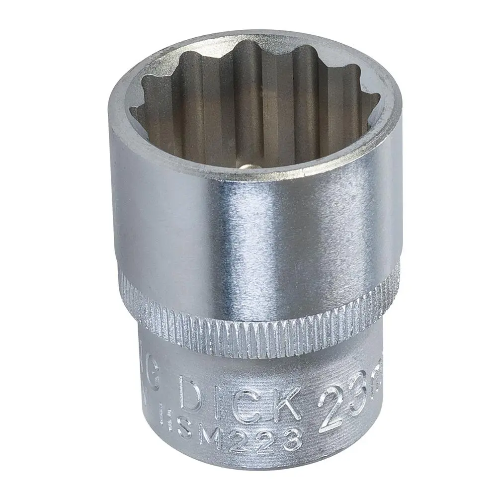 King Dick Socket SD 1/2" Metric 12pt 23mm HSM223
