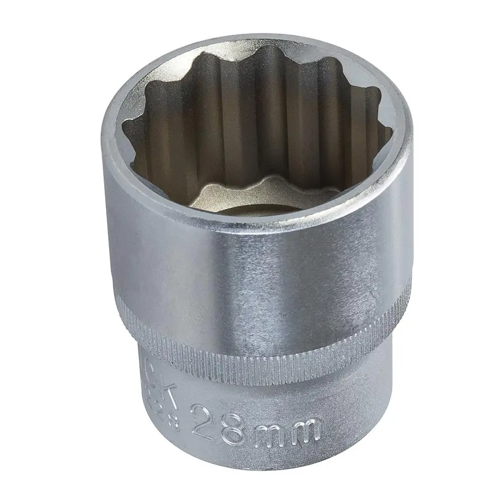 King Dick Socket SD 1/2" Metric 12pt 28mm HSM228