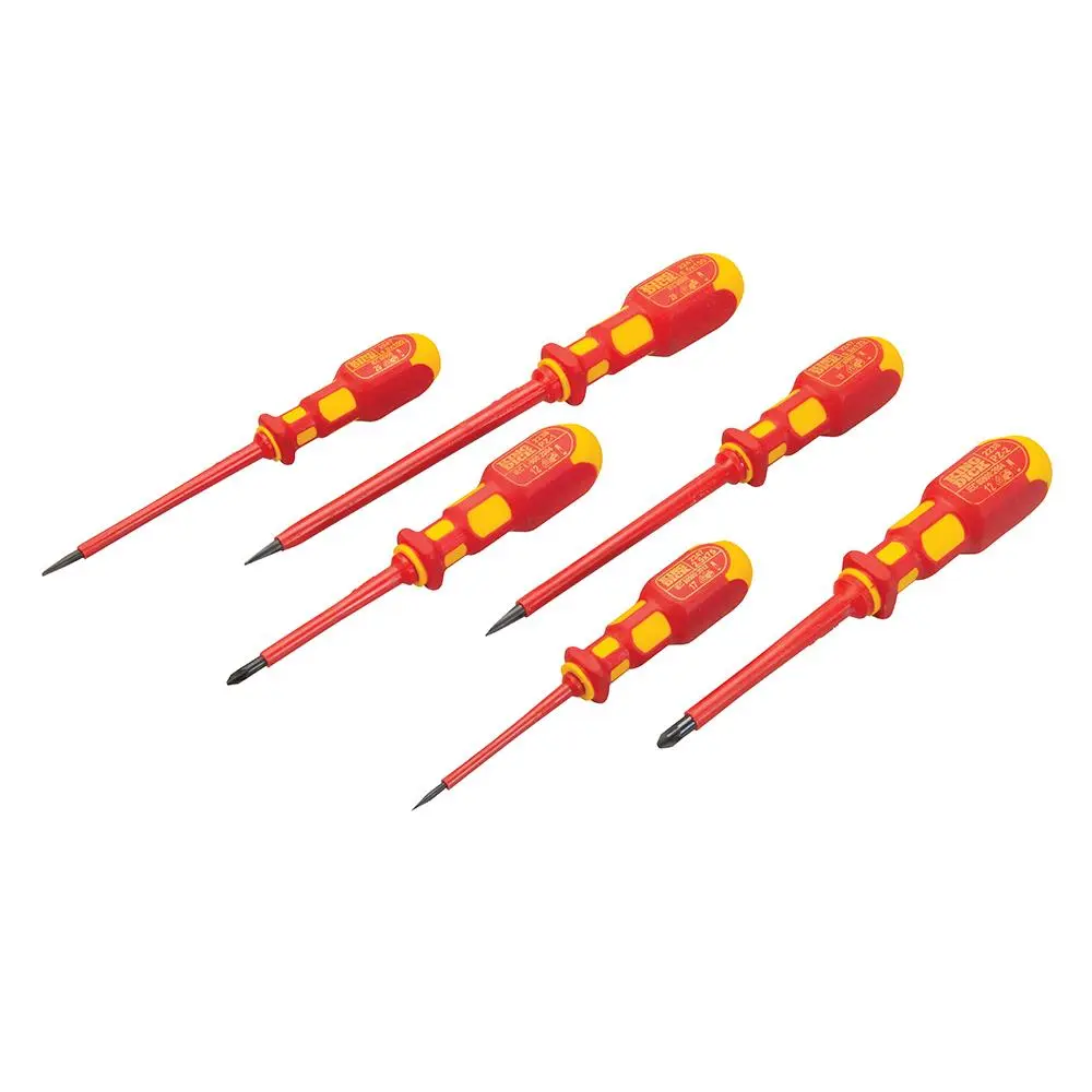 King Dick VDE Screwdriver Set 6pce Slotted/PH 26604 - Image 2