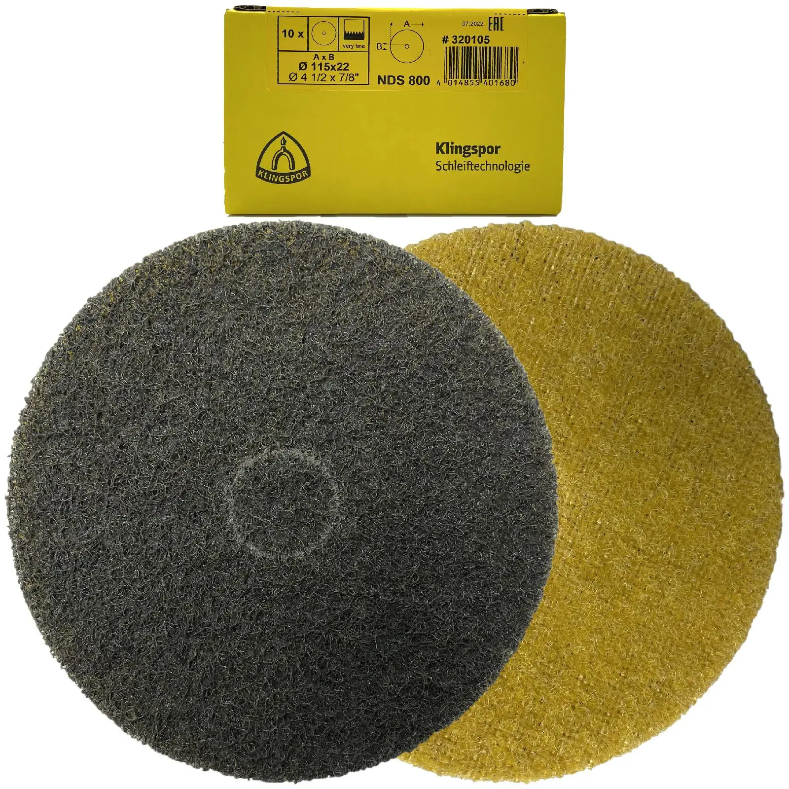 Klingspor Non Woven Web Discs for Metals Stainless Steel Like Scotch Brite 115mm - Image 19