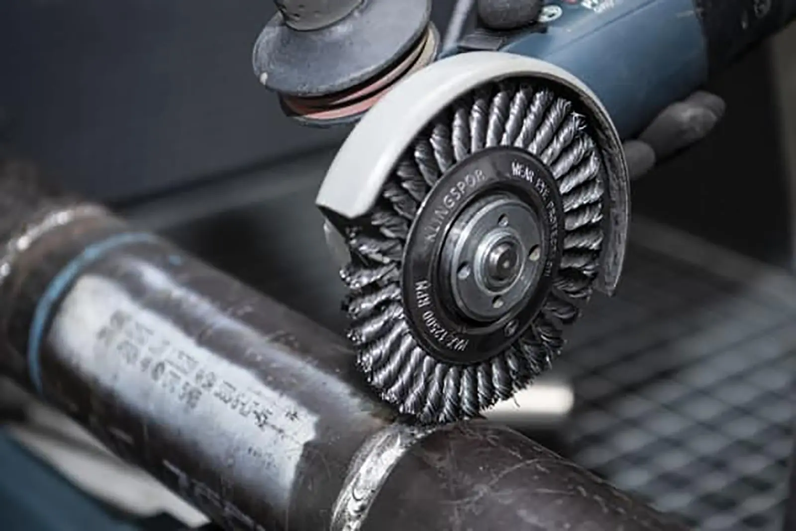 Klingspor Twist Knot Pipeline Wire Wheel Brush 115mm 125mm 178mm Steel BRP600Z - Image 3