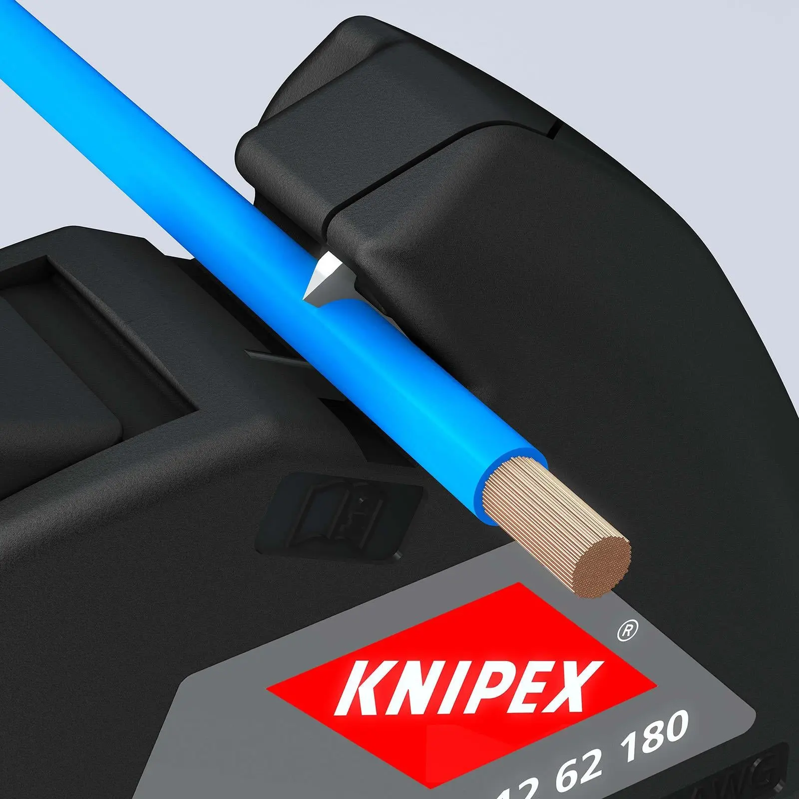 Knipex Automatic Insulation Wire Stripper 180mm Self Adjusting 12 62 180 - Image 3