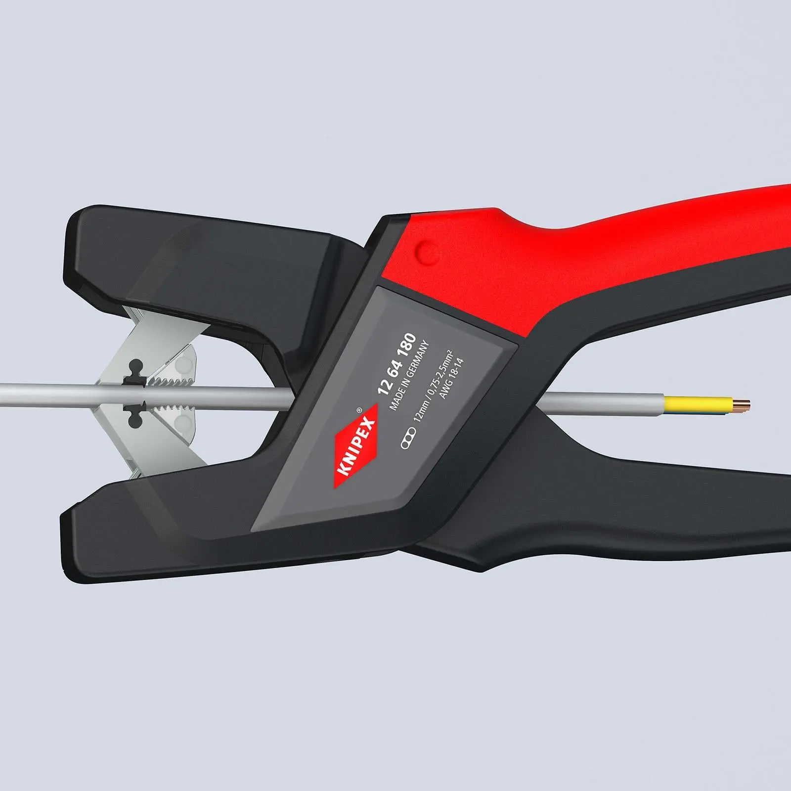 Knipex Automatic Insulation Wire Stripper for Flat Cable 180mm Self Adjusting 12 64 180 - Image 5