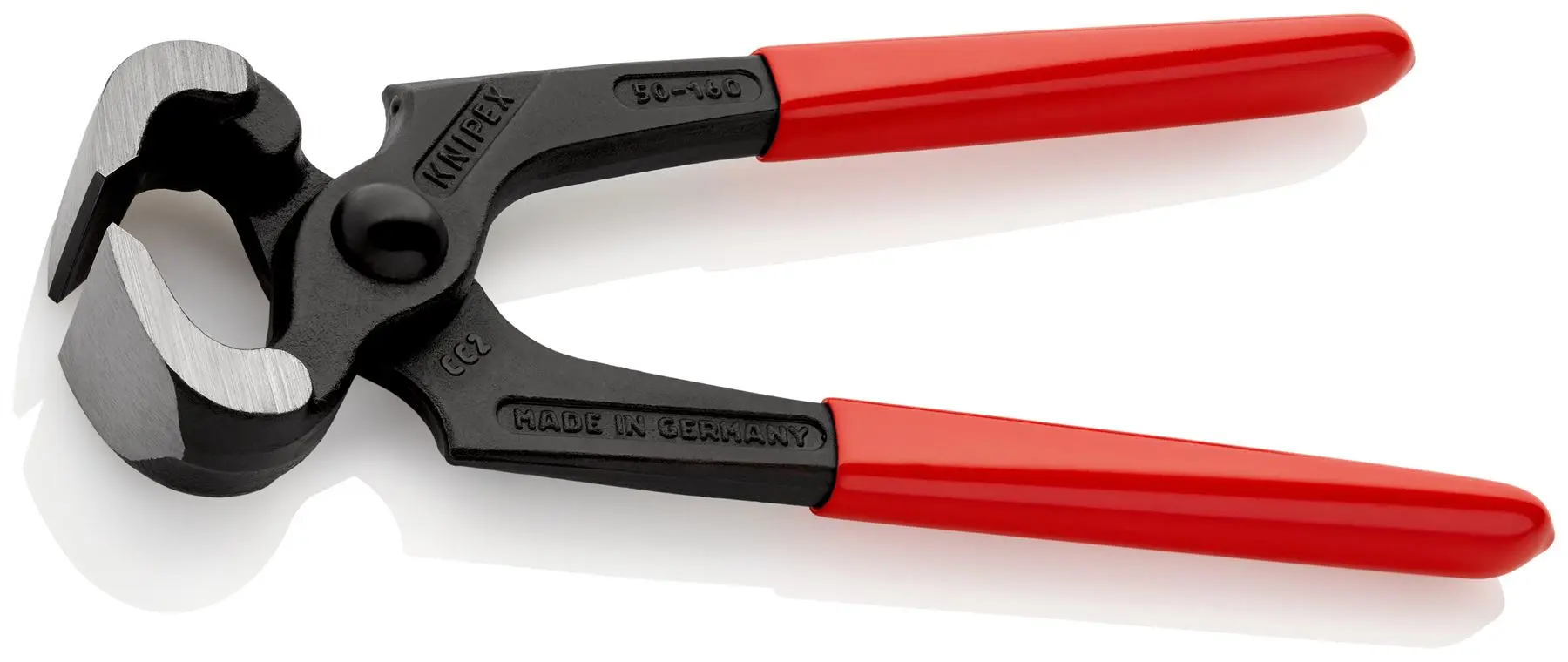 KNIPEX Carpenters Pincers 160mm Plastic Coated Handles 50 01 160 - Image 2