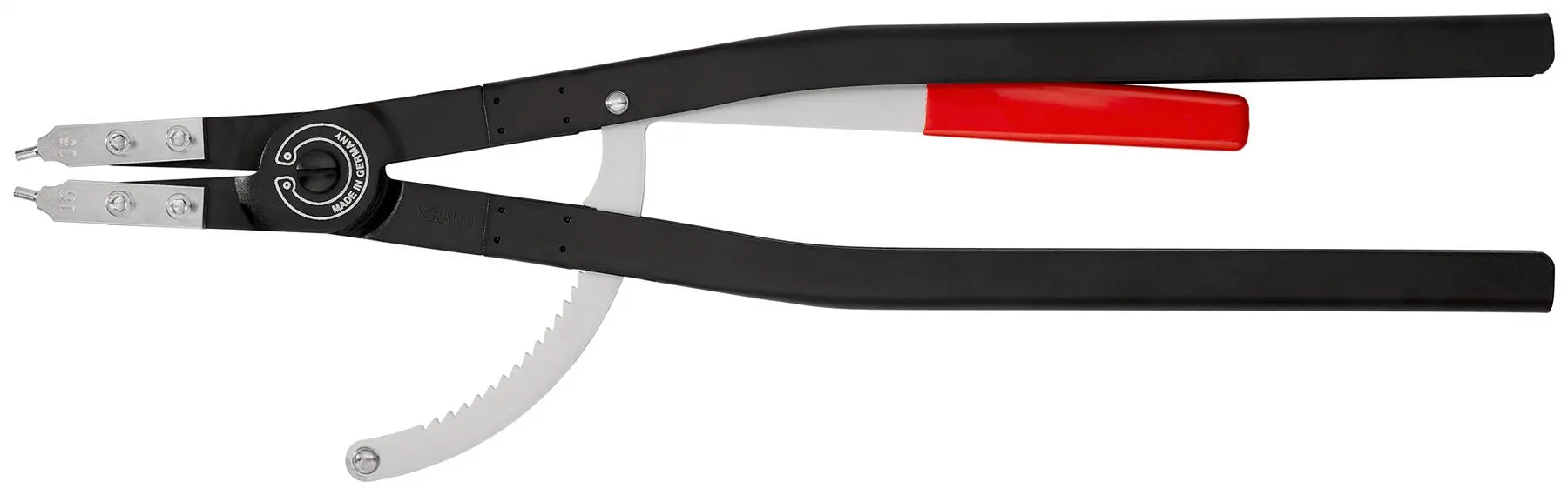 KNIPEX Circlip Pliers for Internal Circlips in Bore Holes 580mm 4.5mm Diameter Tips 44 10 J6
