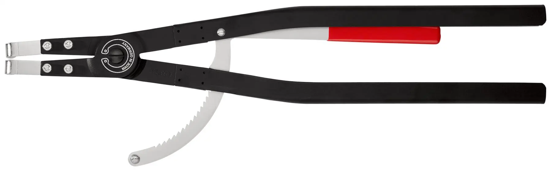 Knipex Circlip Pliers for Internal Circlips in Bore Holes 90 Degree Angled Tips 590mm 44 20 J51 - Image 3