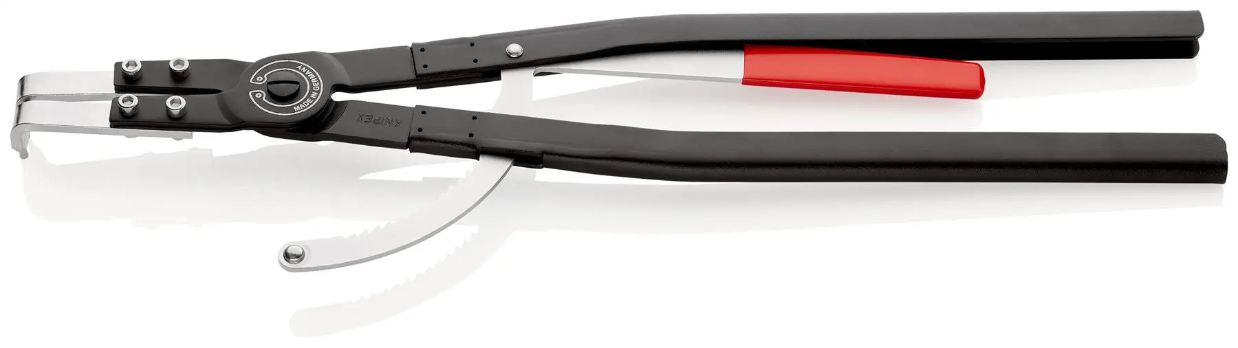 Knipex Circlip Pliers for Internal Circlips in Bore Holes 90 Degree Angled Tips 600mm 44 20 J61