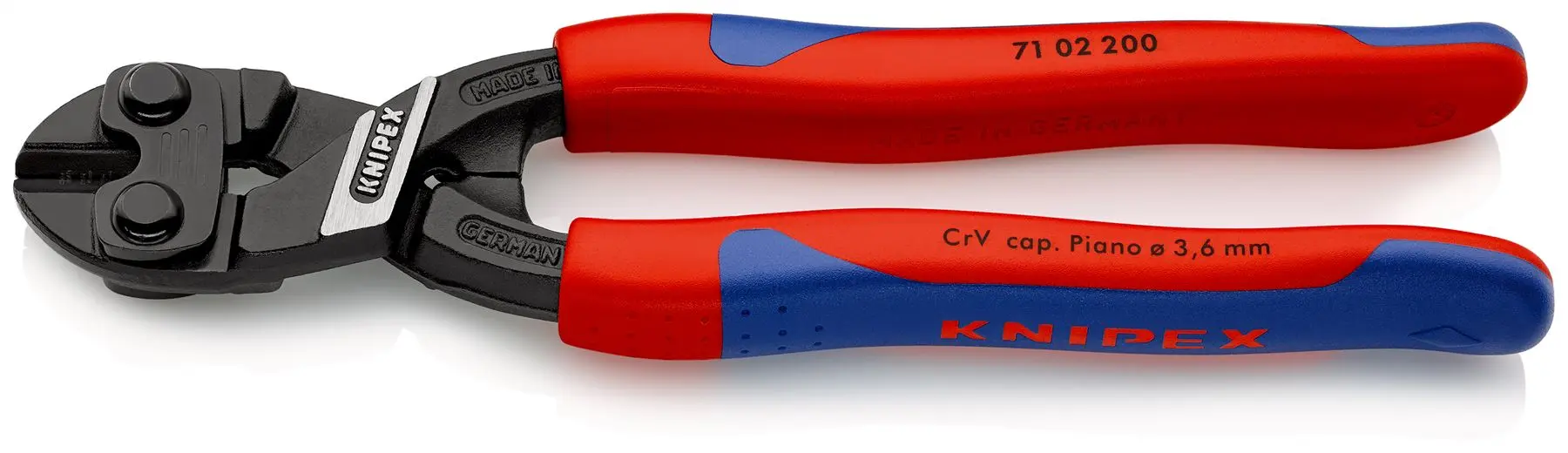 KNIPEX CoBolt Compact Bolt Cutters 200mm Multi Component Grips 71 02 200 SB
