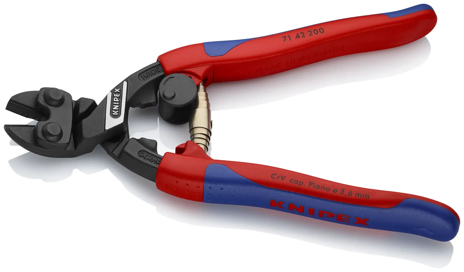 Knipex Cobolt Compact Bolt Cutters Cutting Pliers 200mm Multi Component Grips 71 42 200 - Image 5