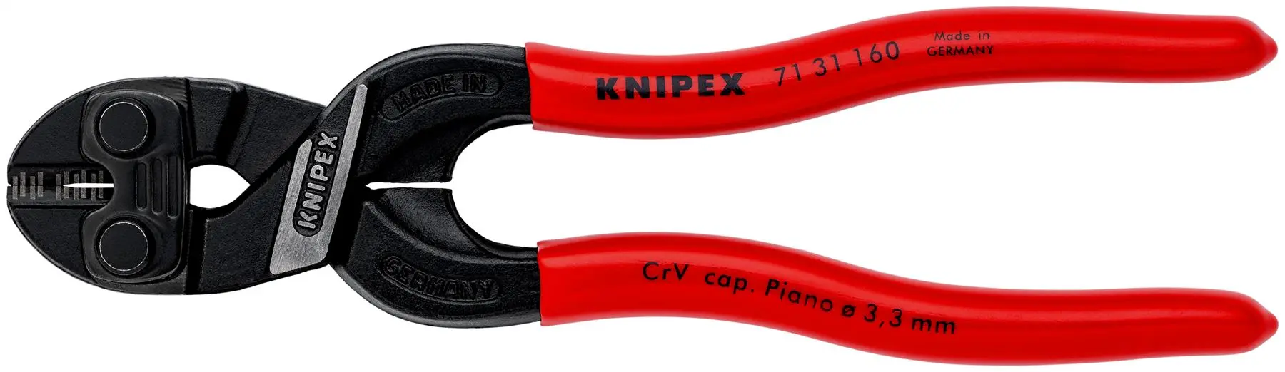 Knipex CoBolt® S Compact Bolt Cutters Cutting Pliers 160mm 71 31 160 - Image 8