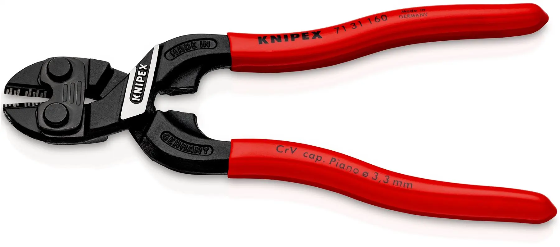 Knipex CoBolt® S Compact Bolt Cutters Cutting Pliers 160mm 71 31 160 - Image 9