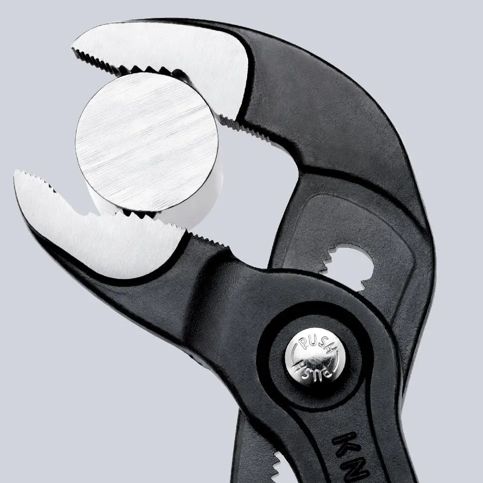 KNIPEX Cobra High Tech Water Pump Pliers 125mm Plastic Coated Handles Non Slip 87 01 125 SB - Image 6