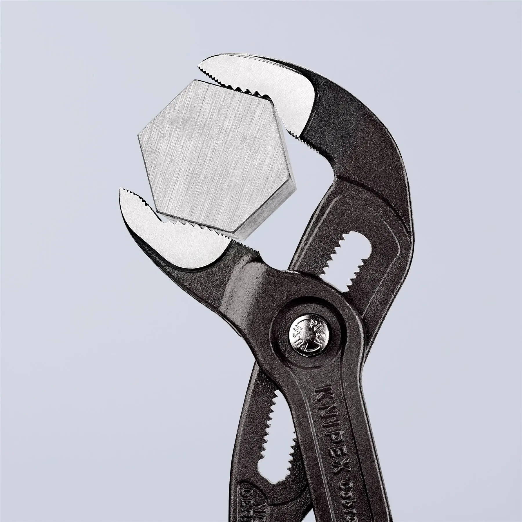 KNIPEX Cobra High Tech Water Pump Pliers 300mm Plastic Coated Handles Non Slip 87 01 300 SB - Image 3