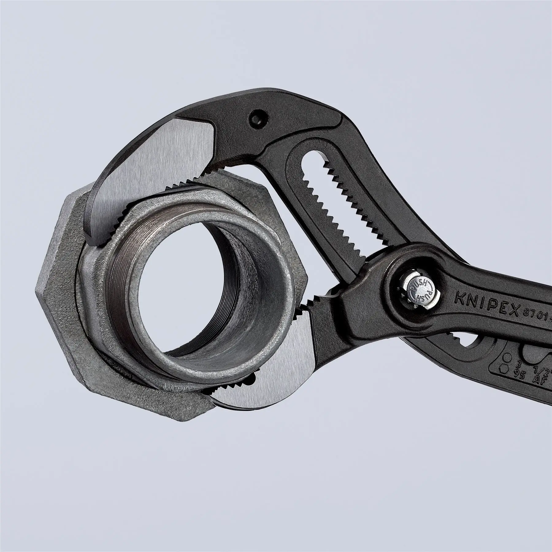 KNIPEX Cobra XL High Tech Water Pump Pliers 400mm Plastic Coated Handles Non Slip 87 01 400 SB - Image 10