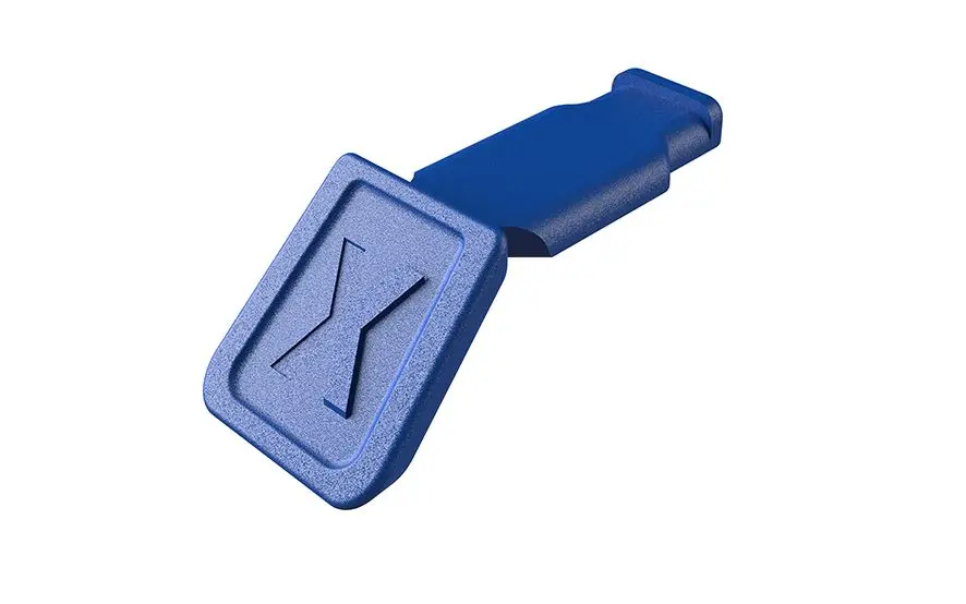 KNIPEX ColorCode Clips Blue Colour 10 Pack KNIPEXtend for KNIPEX Comfort Handles (RAL Code 5002) 00 61 10 CB