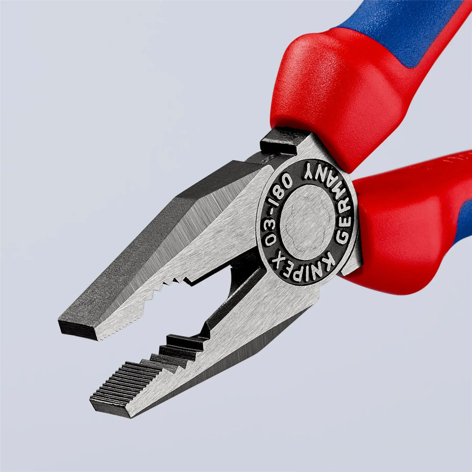 KNIPEX Combination Pliers 180mm Multi Component Grips 03 02 180 SB - Image 4