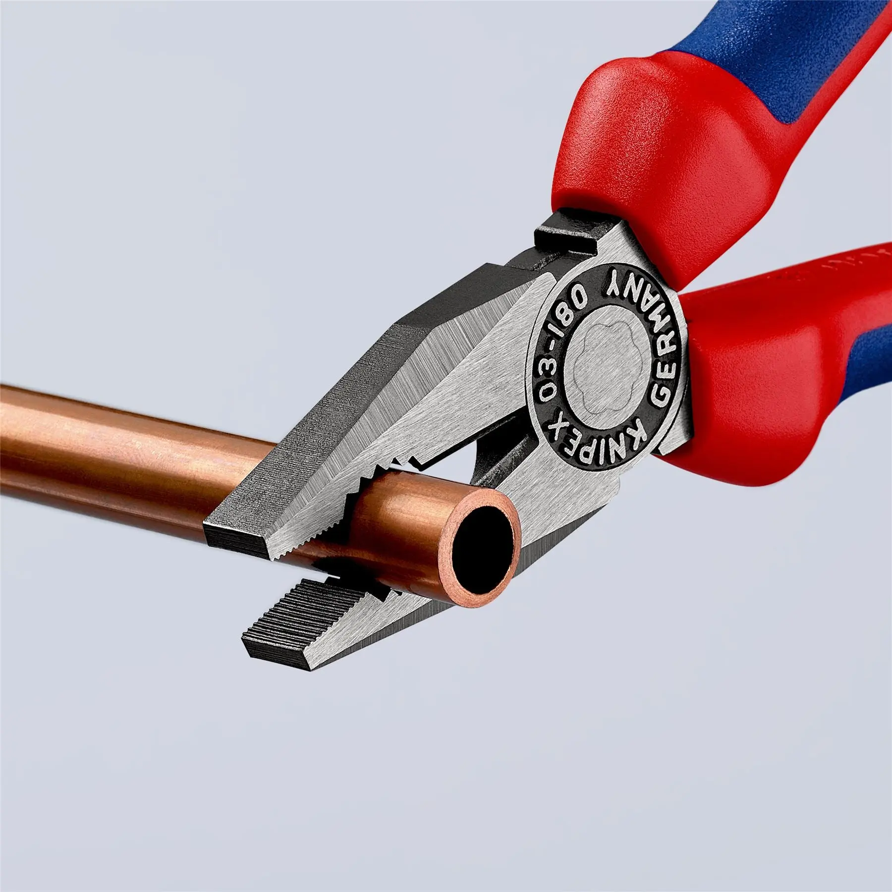 KNIPEX Combination Pliers 180mm Multi Component Grips 03 02 180 SB - Image 9