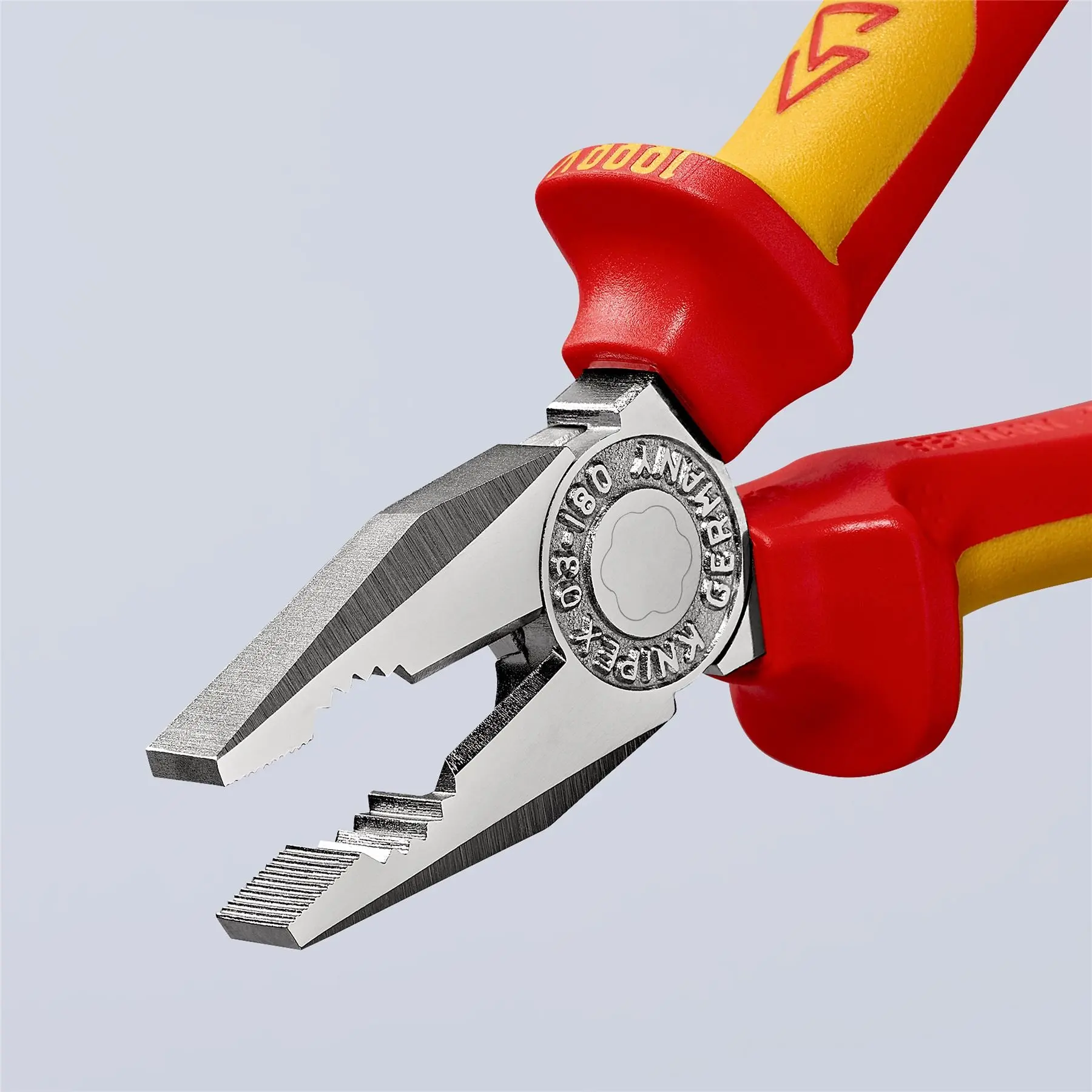 KNIPEX Combination Pliers 180mm VDE Chrome Multi Component Grips 03 06 180 SB - Image 11