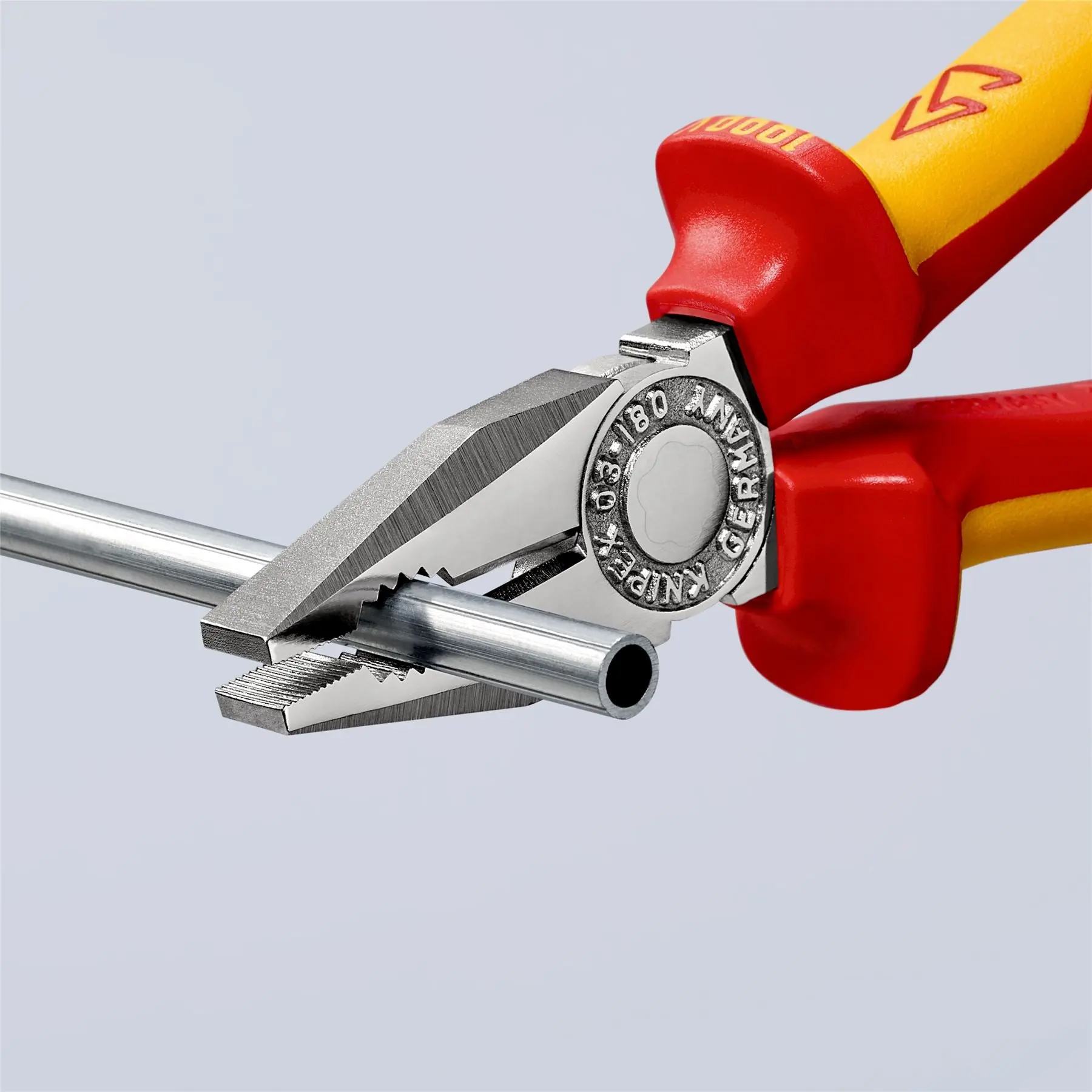 KNIPEX Combination Pliers 180mm VDE Chrome Multi Component Grips 03 06 180 SB - Image 6