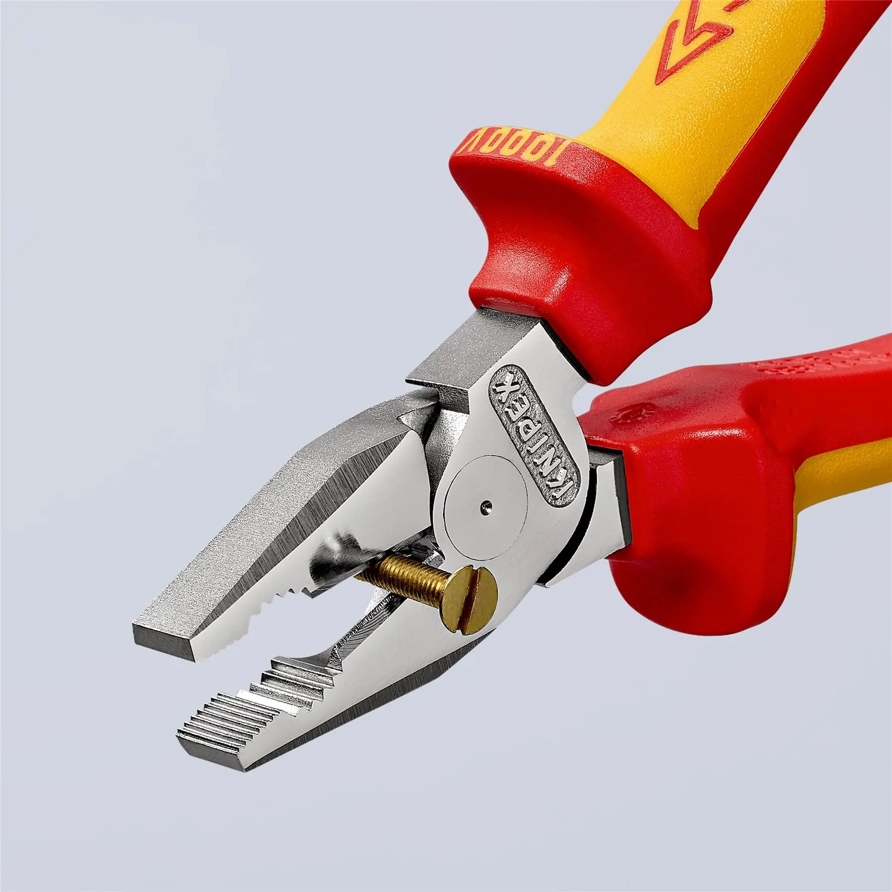 KNIPEX Combination Pliers High Leverage 180mm VDE Multi Component Grips 02 06 180 - Image 7