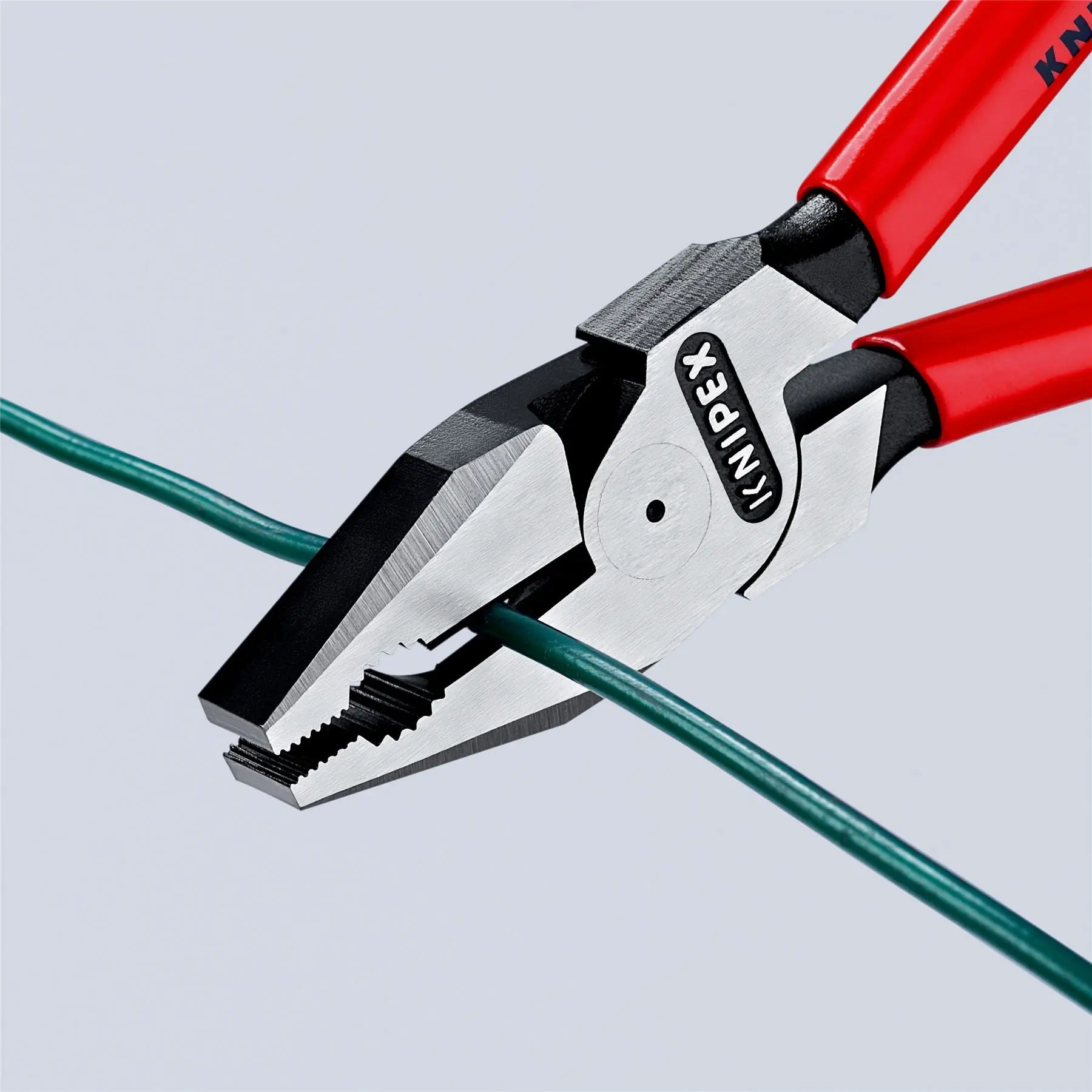 KNIPEX Combination Pliers High Leverage 200mm Plastic Coated 02 01 200 - Image 7