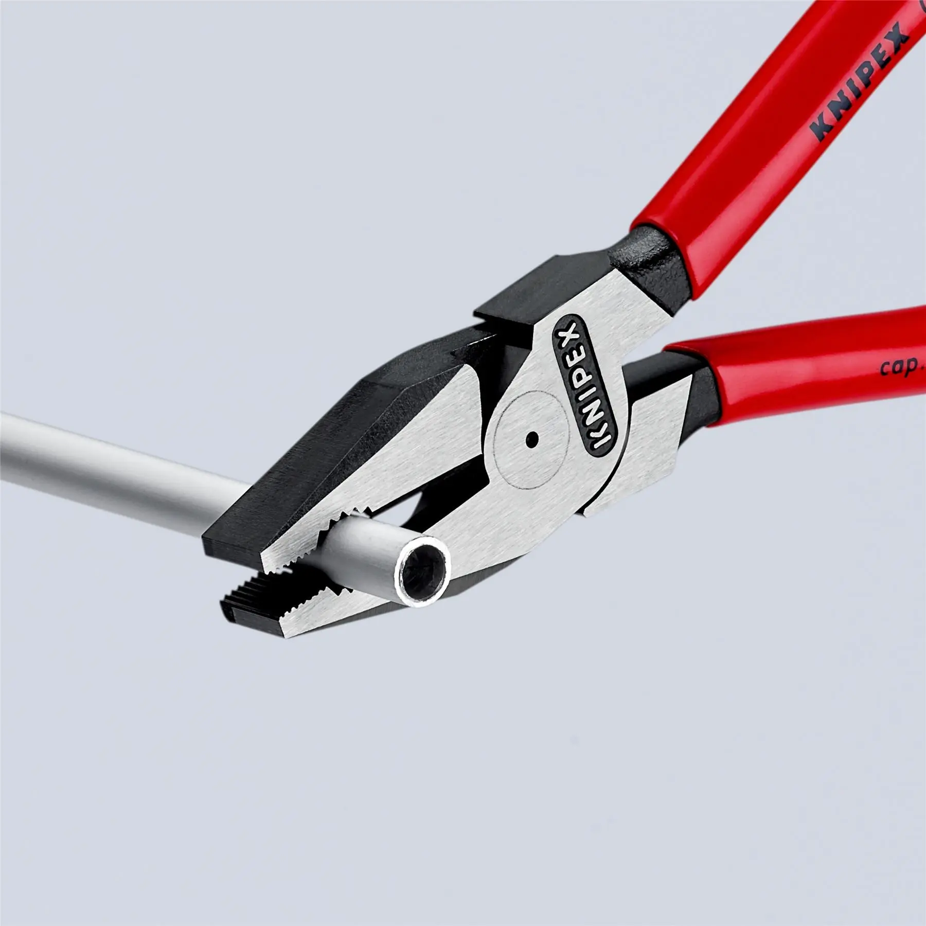 KNIPEX Combination Pliers High Leverage 200mm Plastic Coated 02 01 200 - Image 8