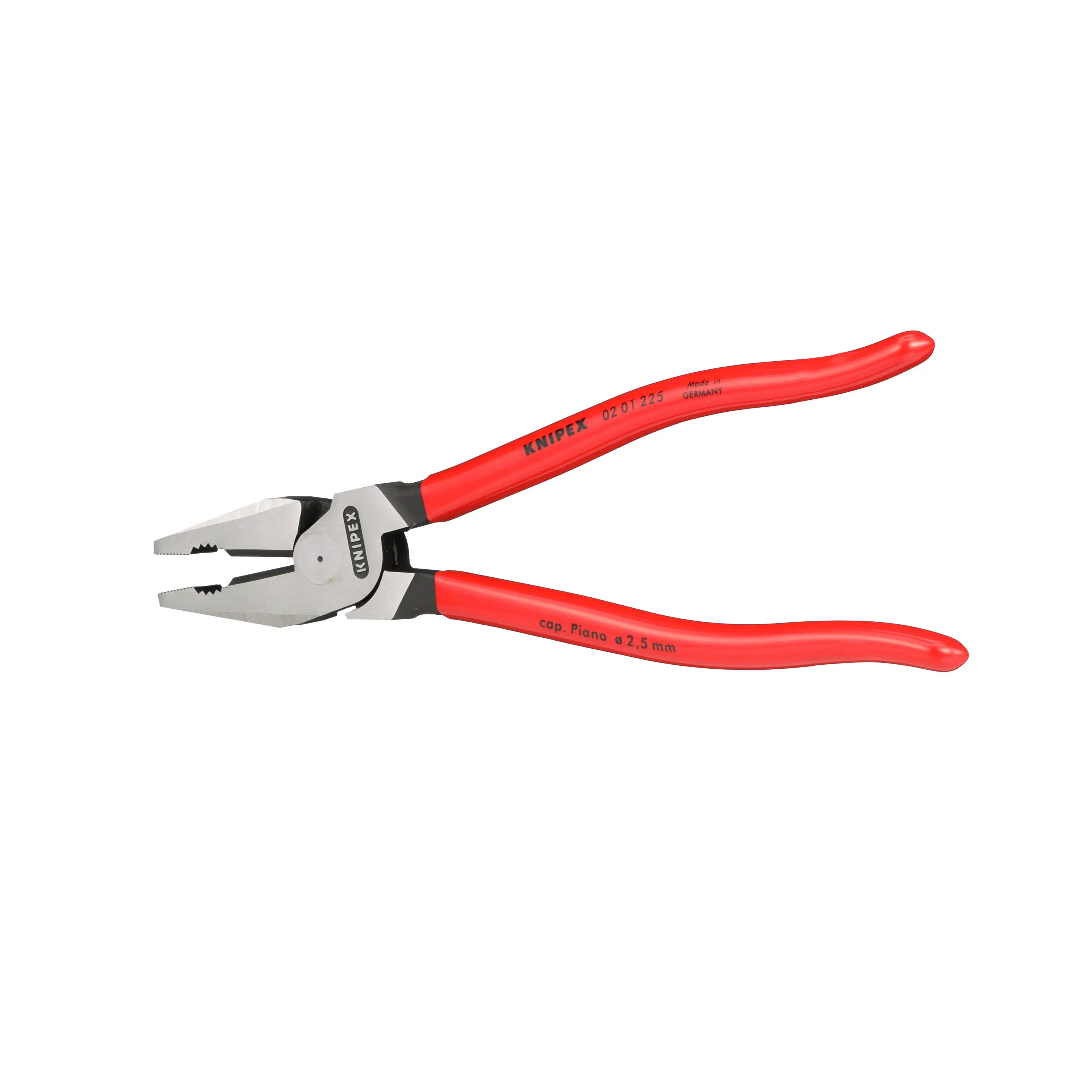 KNIPEX Combination Pliers High Leverage 225mm Plastic Coated 02 01 225 - Image 11