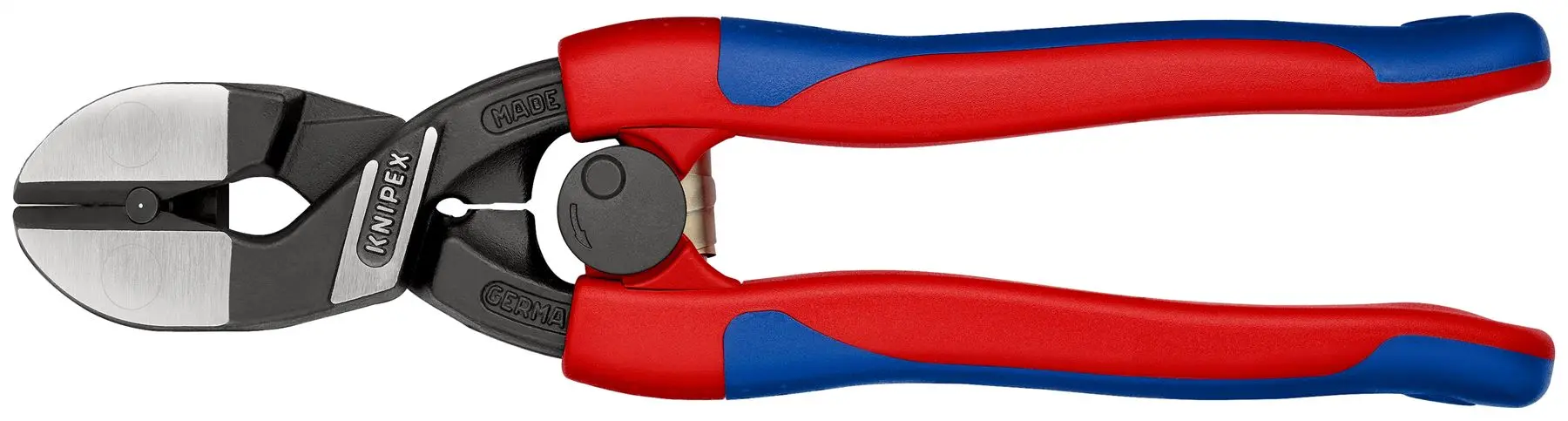 KNIPEX Compact Bolt Cutters CoBolt Cutting Pliers 20° Offset 200mm Multi Component Grips 71 02 200 - Image 3