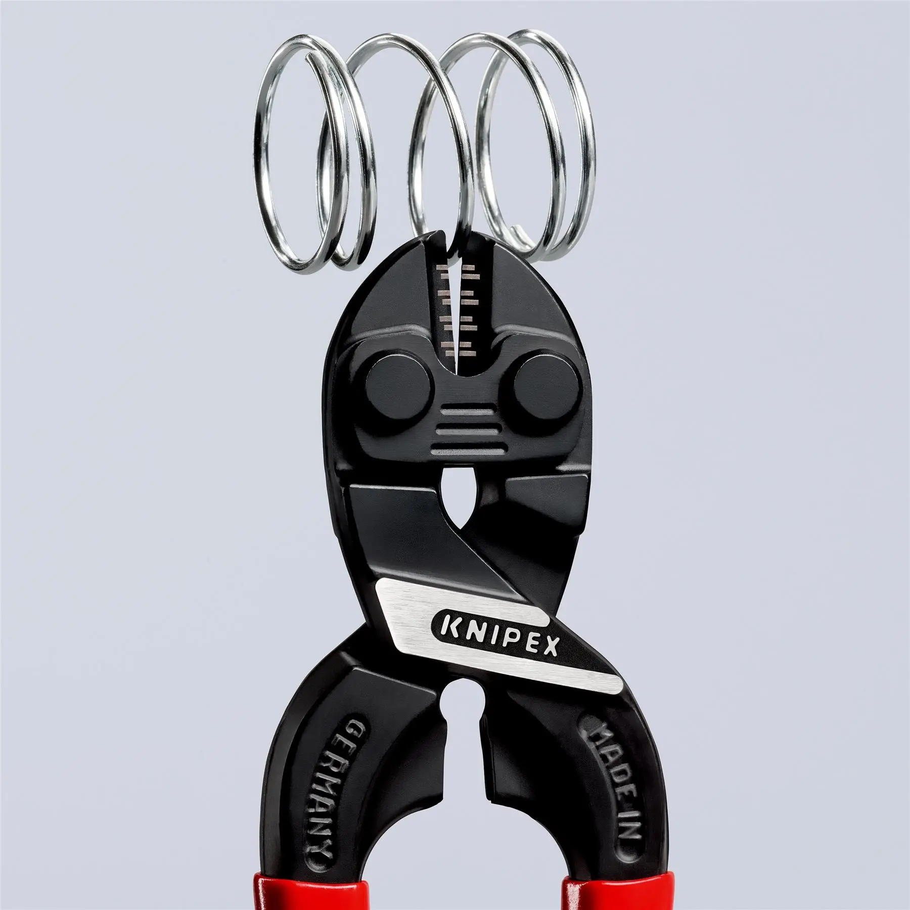 KNIPEX Compact Bolt Cutters CoBolt S Cutting Pliers 160mm Plastic Coated Handles 71 01 160 - Image 3