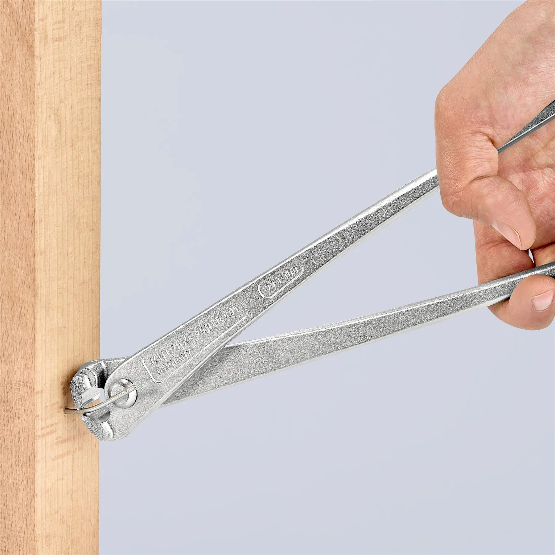 KNIPEX Concreters Nipper High Leverage Chrome Plated 250mm without Handle Sleeves 99 14 300 SB - Image 3