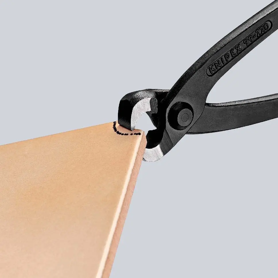 KNIPEX Concreters Nipper Pliers 220mm Plastic Coated Handles 99 01 220 EAN - Image 3