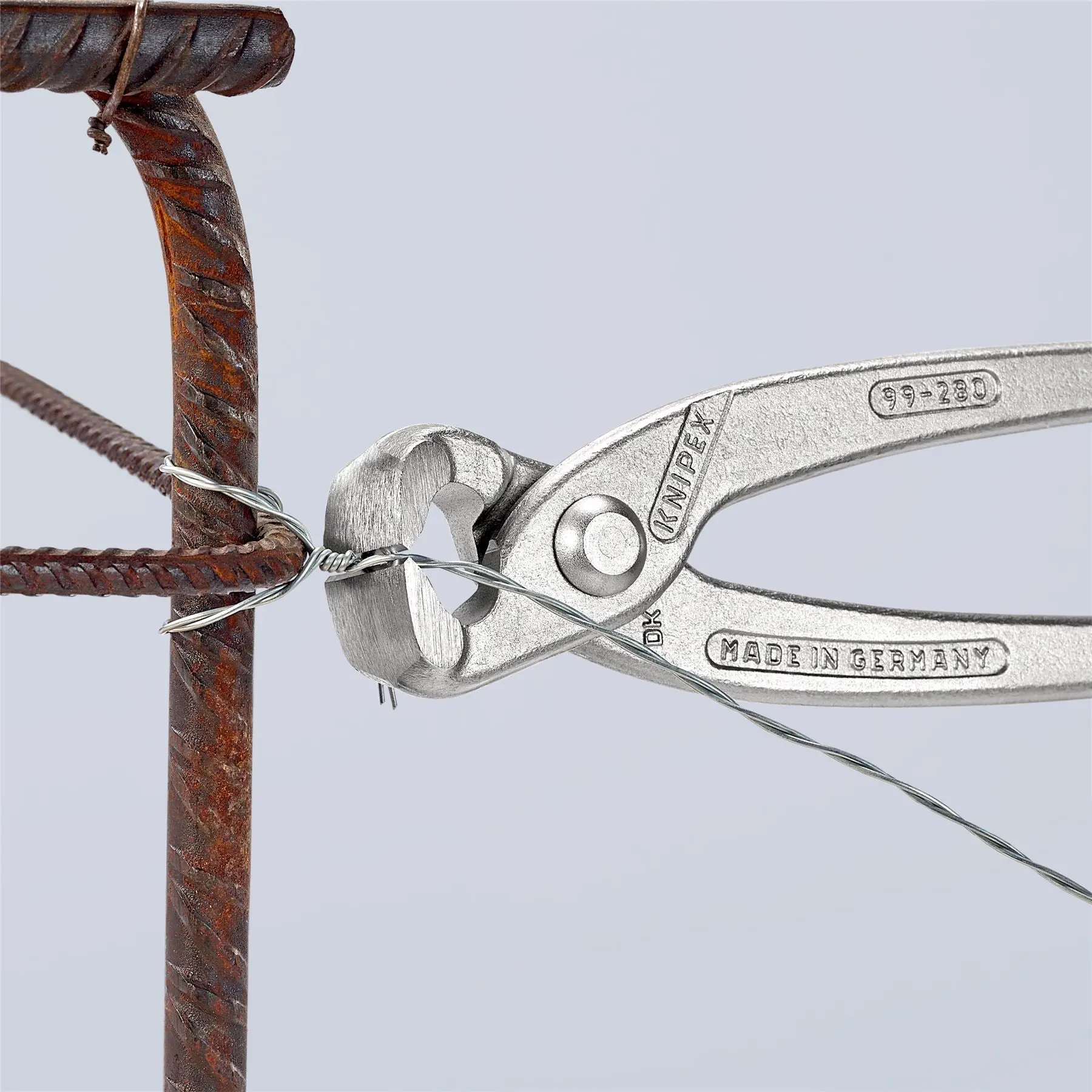 KNIPEX Concreters Nipper Pliers Chrome Plated 280mm without Handle Sleeves 99 04 280 - Image 3