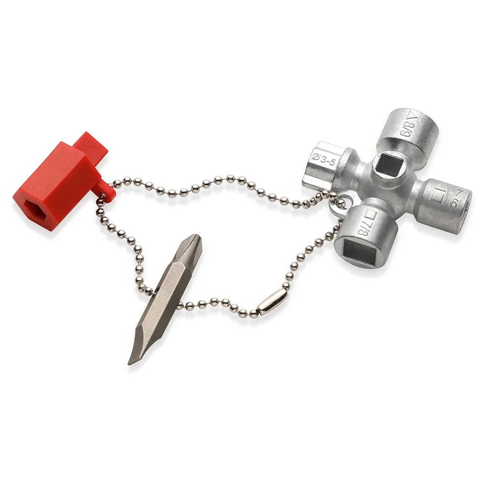 KNIPEX Control Cabinet Key for All Standard Cabinets and Shut Off Systems 00 11 02 - Image 2