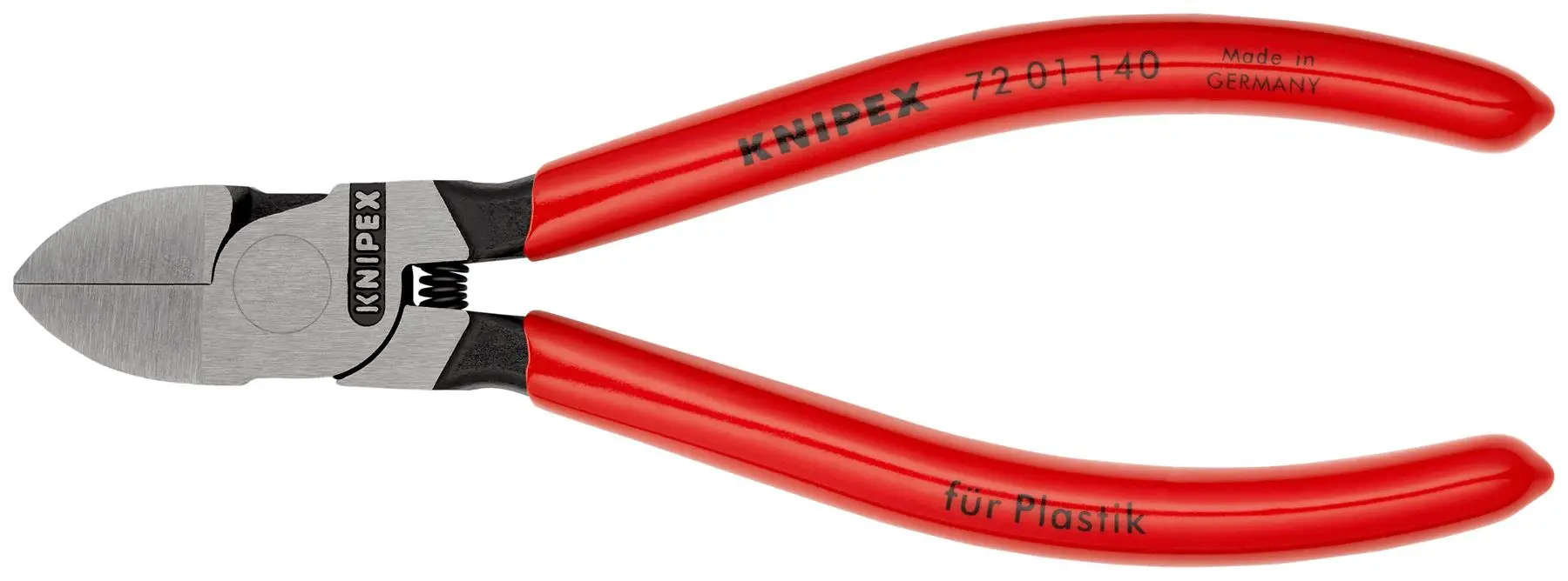 Knipex Cutting Pliers 140mm Diagonal Cutters for Plastics 72 01 140 - Image 9