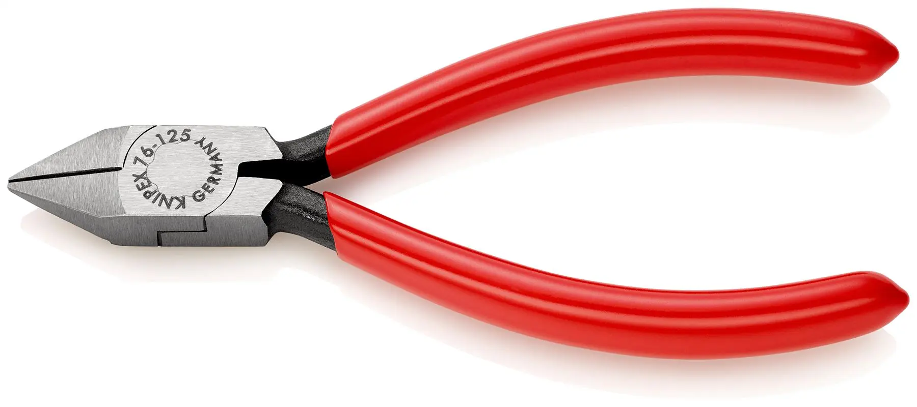 KNIPEX Diagonal Cutter for Electromechanics Side Cutting Pliers 125mm Plastic Coated 76 81 125